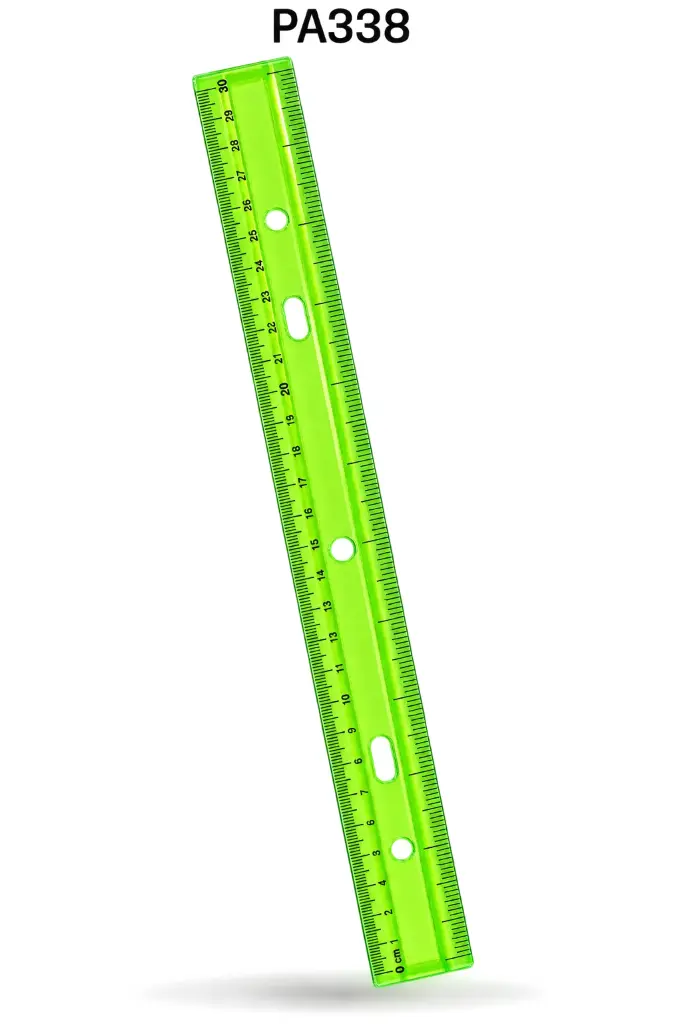 REGLA  PLASTICA COLORES SURTIDOS X 30CM DISPLAY X 48 [PAC60013-338-PAC30022-338]
