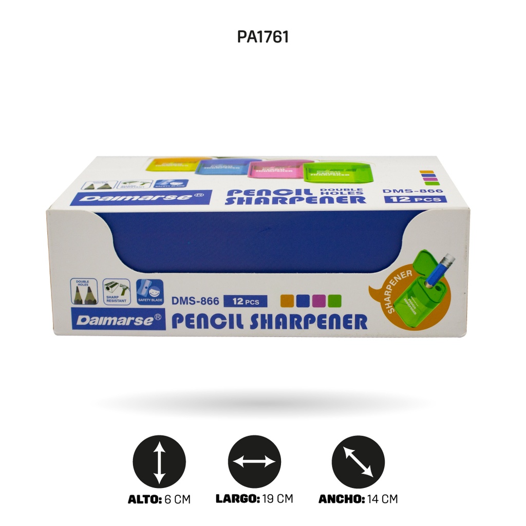 SACAPUNTAS DOBLE DMS-867 [PAC4857]