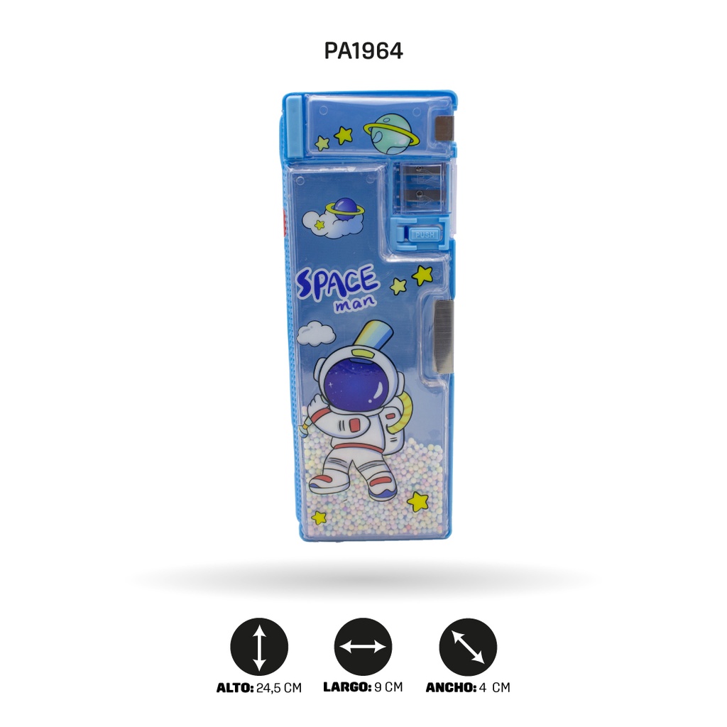 ESTUCHE MULTIFUNCIONAL ASTRONAUTA, CAPYBARA  Y CONEJO XPM-570-5/2/1 [PAC4697]