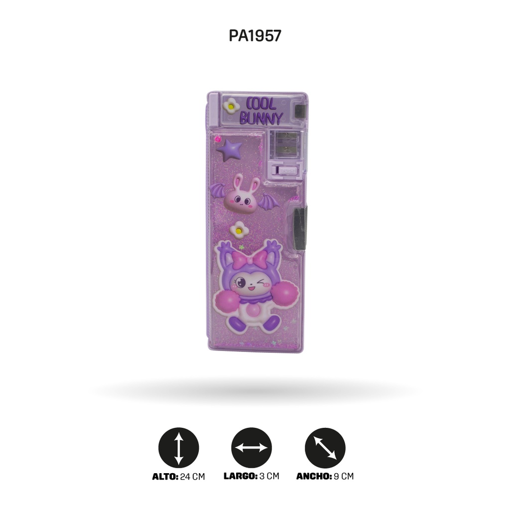 ESTUCHE MULTIFUNCIONAL ESCARCHADO 6 MOTIVOS XPM-562 [PAC4691]