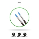 PINCEL PICOPAY MEDIANO CABO PLATEADO SET X5 [PAC70062-291]