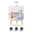 LIENZO ESTAMPADO  10x10CM CABALLETE 9 MOTIVOS [PAC4832-2267]