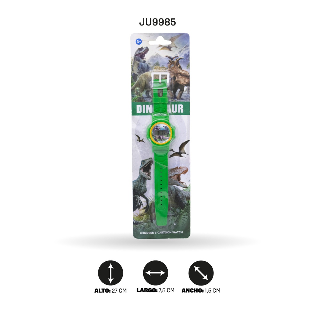 RELOJ DE COLORES CON ESTAMPADOS [CX333]