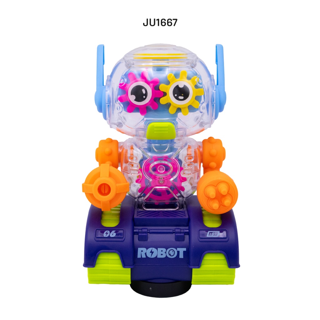ROBOT CON ENGRANAJES CON LUZ Y SONIDO [662B]