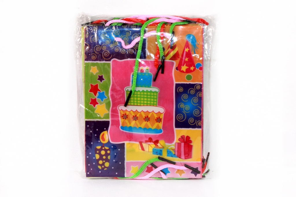BOLSA DE REGALO TRASLUCIDA 17*13*6 CM PLASTICA NO.1 [PAC80009-4144]