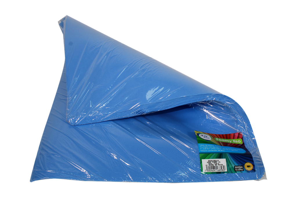 FOAMY 4 CARTAS AH ROYAL AZUL CIELO X 10 UNDS [AH20100315-AH28100315]