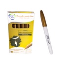 MARCADOR AH ROYAL DORADO METALICO DELGADO [PAC90019-1120] DISPLAY X 12