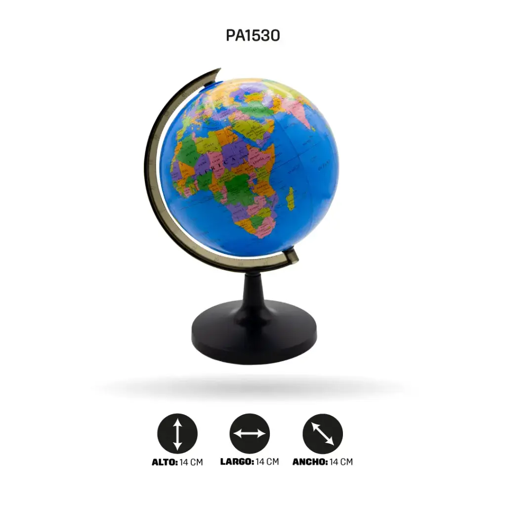 GLOBO TERRAQUEO 14 CM [PAC2051-1530]