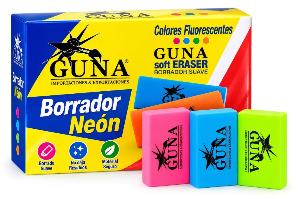 BORRADOR GUNA COLORES