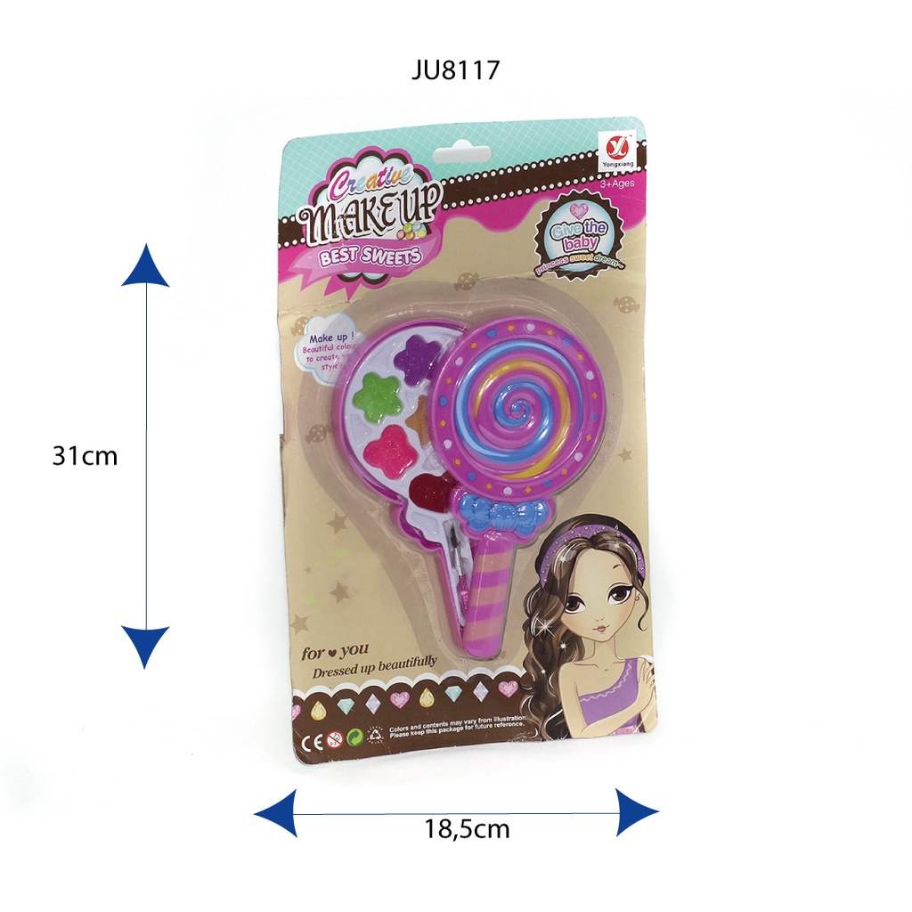 MAQUILLAJE ENCARTONADO PALETA DULCE [B8711-1]