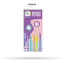 BOLIGRAFO AH ROYAL TRIANGULAR LINEA GEL COLORES PASTEL TINTA NEGRA DISPLAY X6