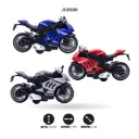 MOTOCICLETA DUCATI DE ALEACIÓN ESCALA 1:12 CON LUCES Y MÚSICA [CH777-1]