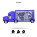CAMIÓN DE TRANSPORTE CON 4 VEHICULOS DE POLICIA [ABL887-1]