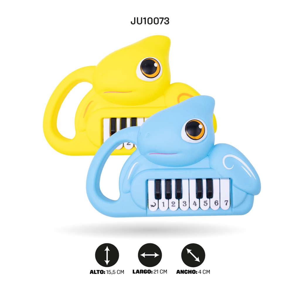 PIANO ELECTRÓNICO FIGURA DINOSAURIO [123-2]