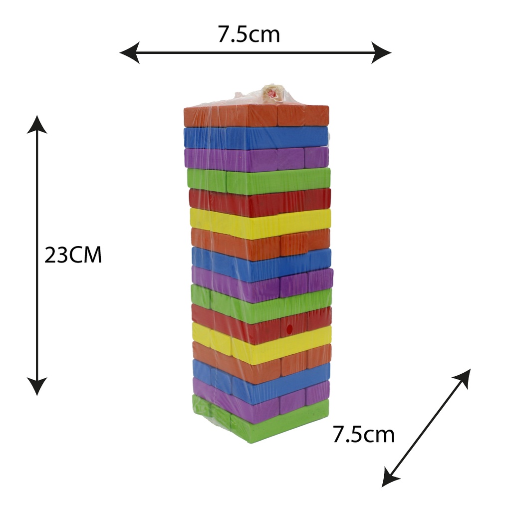 JENGA GRANDE  DE COLORES. [1970-119]