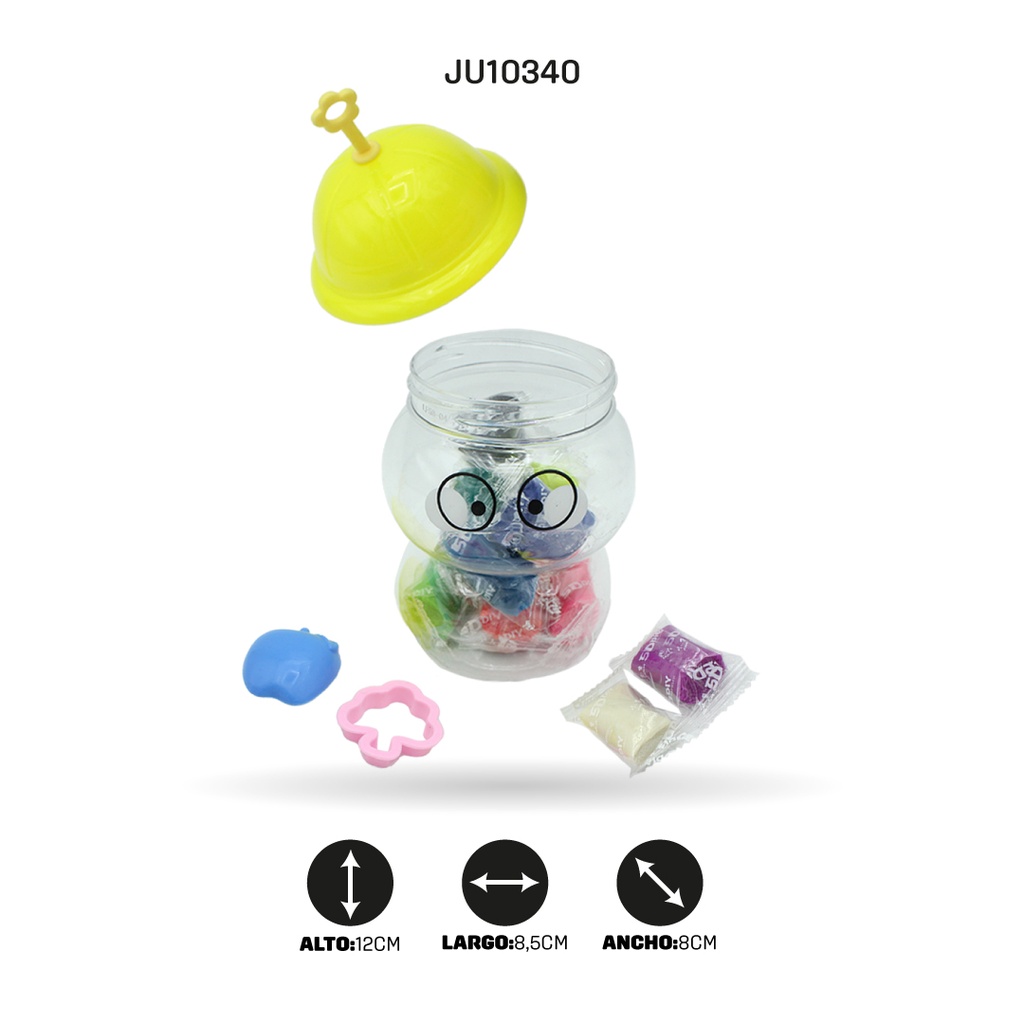JUGUETE FIGURA PATO CON MOLDES Y ARCILLA [PAC3076]