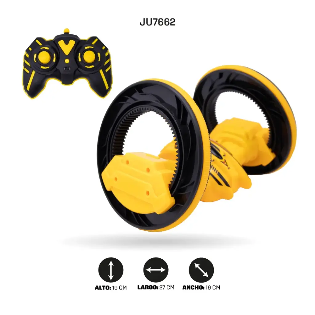 CARRO ACROBÁTICO RADIO CONTROL, CON CABLE USB [HS007-3C]