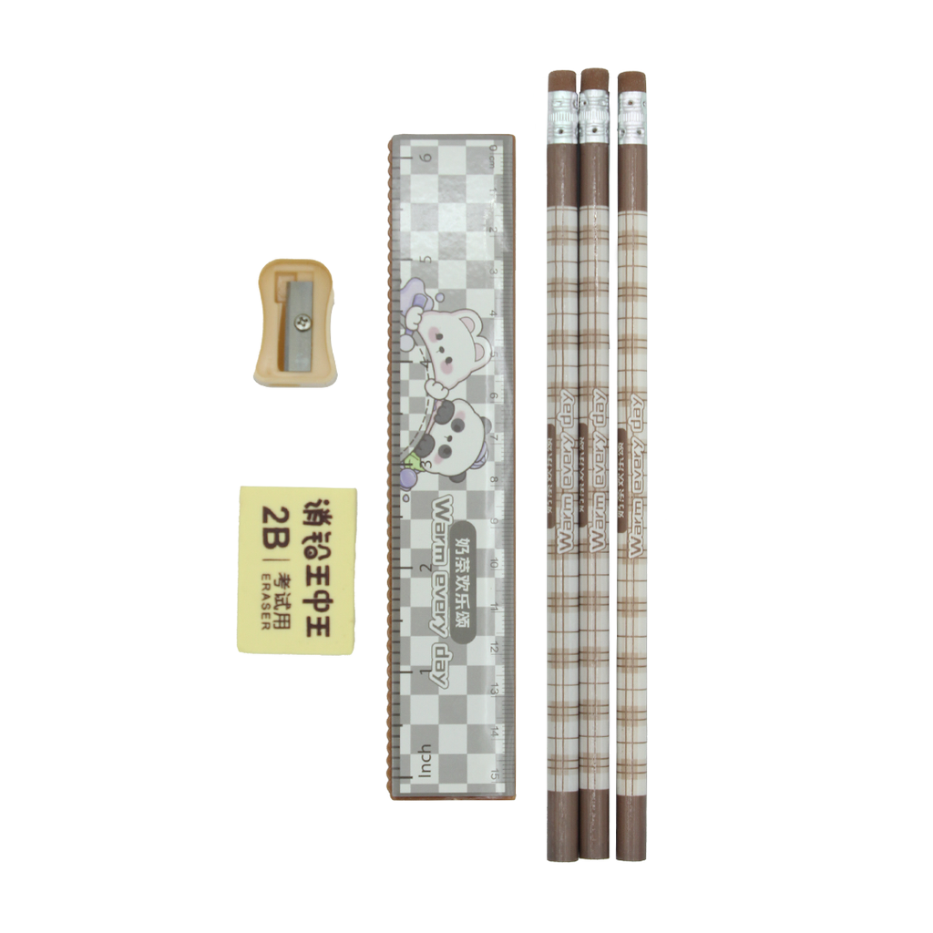 SET LAPICES HB SACAPUNTA REGLA DISPLAY X 32 [PAC3124]