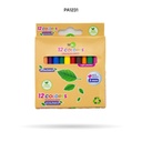 COLOR MIX CORTO 100% ECOLOGICO X12 UND [PAC3628-1231]