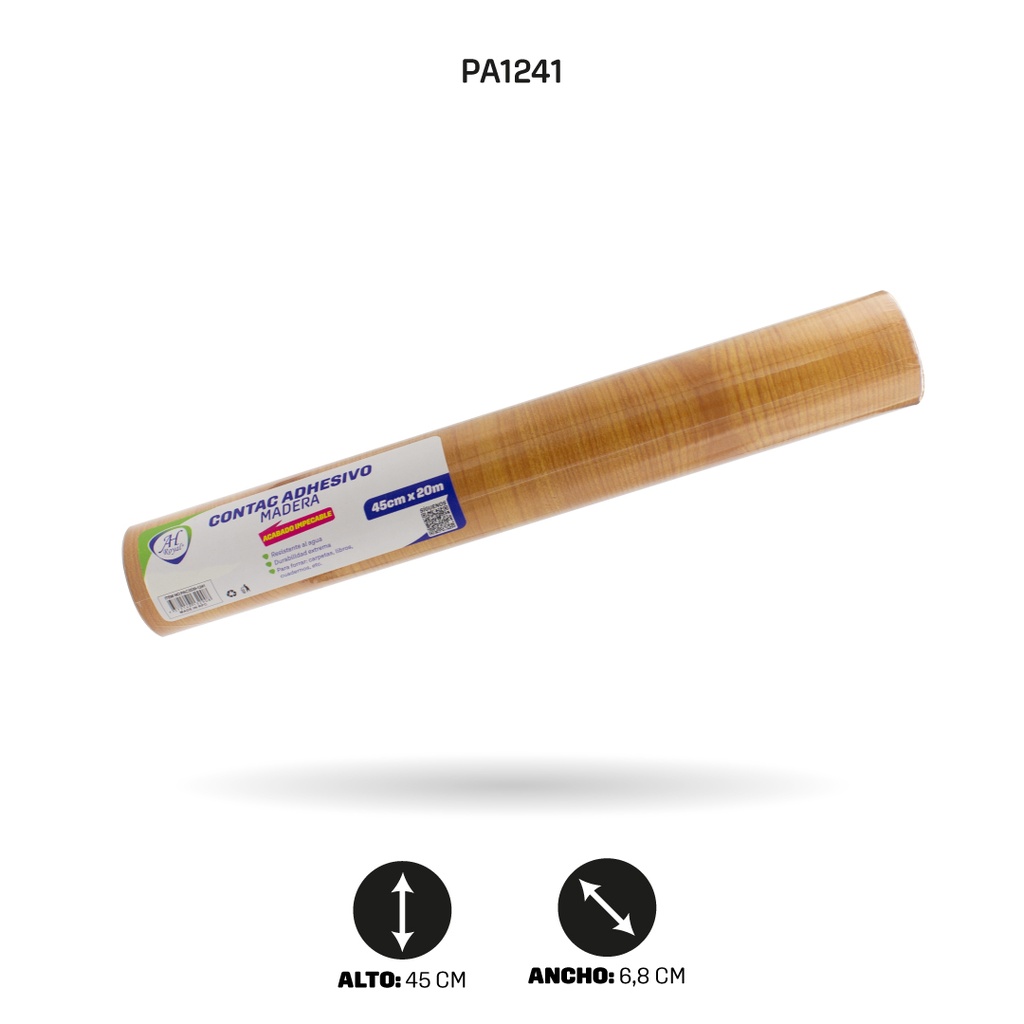 PAPEL CONTAC AHROYAL MADERA 5069 DE 20 mts x 45 cms  [PAC3539-1241]