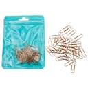 CLIP DE PAPEL COLOR COBRE EN BLISTER 28MM [PAC3542]
