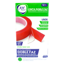 CINTA AH ROYAL DOBLE FAZ SILICONADA 12 mm x 0,16 mm x 8 mts (SET X10 UND) [PAC2758-36]