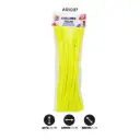CHELINES DE FELPA BOLSA X 100 - AMARILLO NEON [PAC3608]