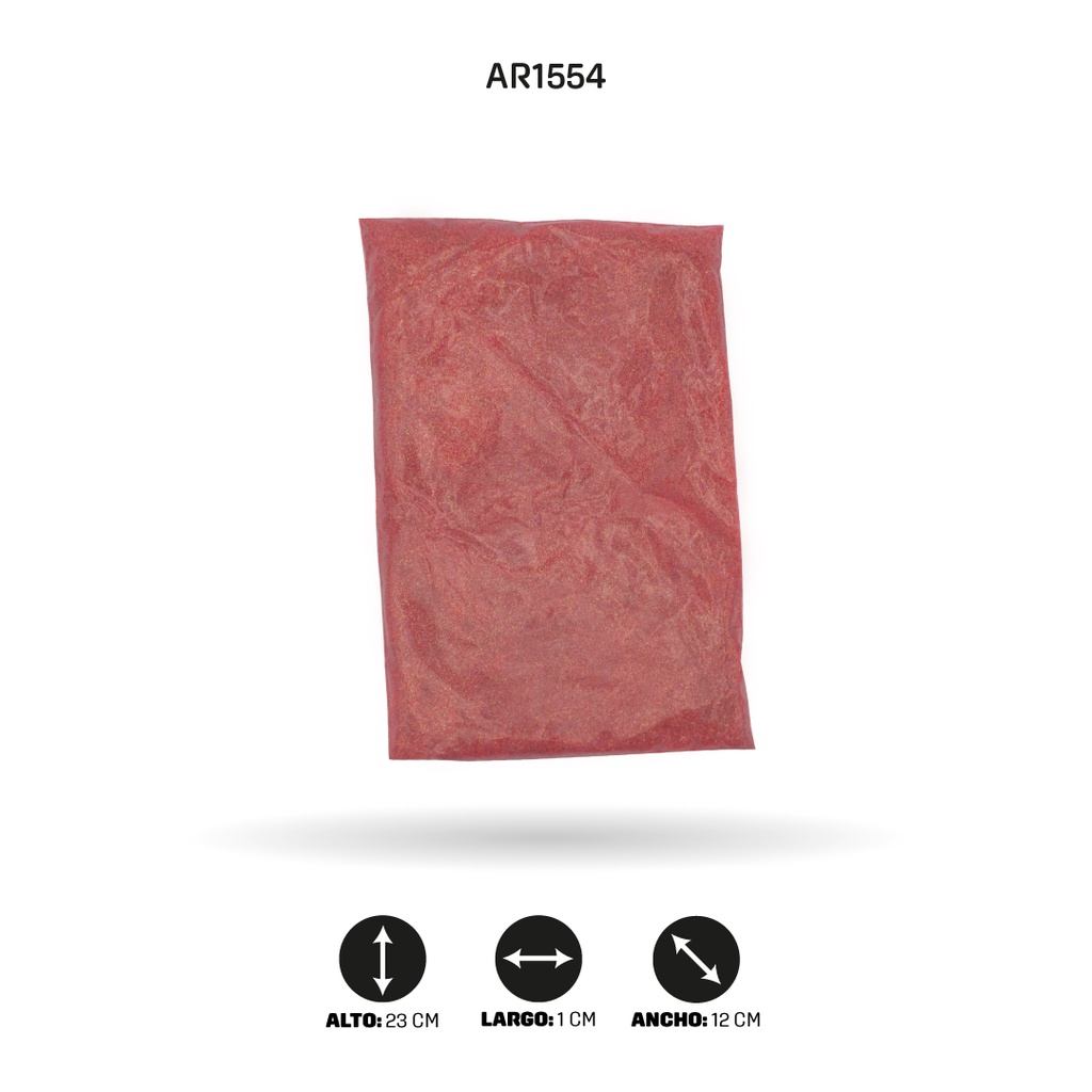 ESCARCHA COLOR ROJA SANDIA TORNASOLADA X LIBRA [PAC4456]