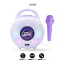 BAFLE BLUETOOTH REDONDO CON MICROFONO [6004]