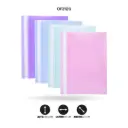 CARPETA  A4 AH ROYAL CON GANCHO COLOR PASTEL   /BAG, TAPA 14MIC, BAJO 35MIC [PAC4783]