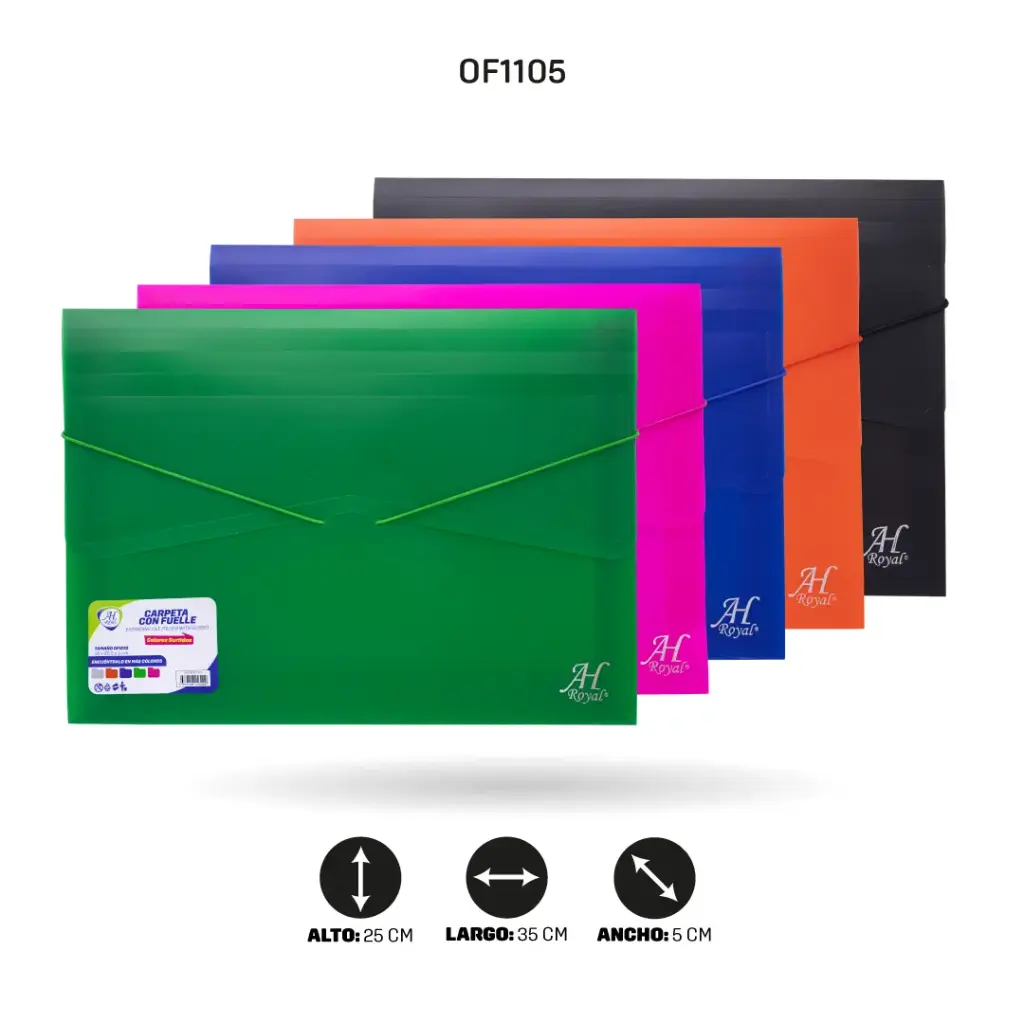 CARPETA AH ROYAL FUELLERESORTE OFICIO  48 mc [PAC5342]