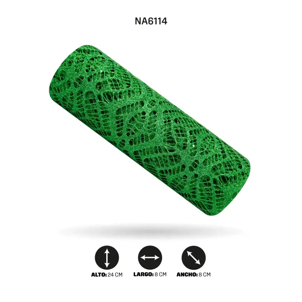 MALLA 24cm x 5y VERDE ESMERALDA OSCURO [PAC5002]