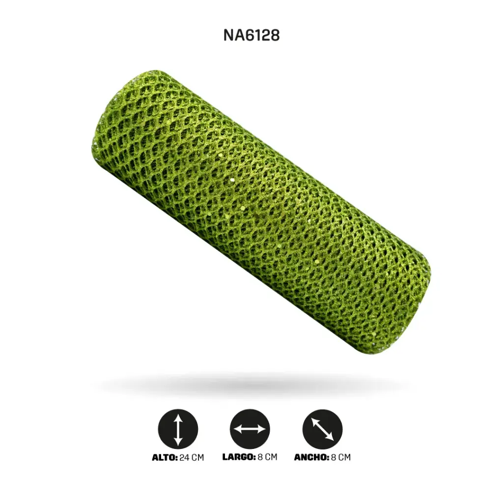 MALLA 24 cm x 5y VERDE MANZANA [PAC5028]