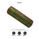 MALLA 24cm x 7m ROJO CON VERDE [PAC5115]