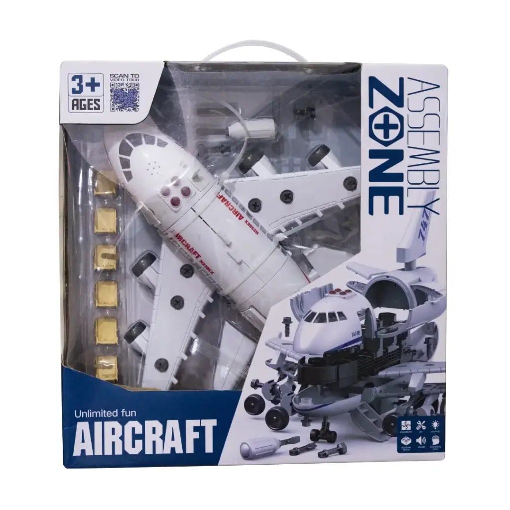 AVION 747 DIDACTICO DESARMABLE DE FRICCION [YW9089]