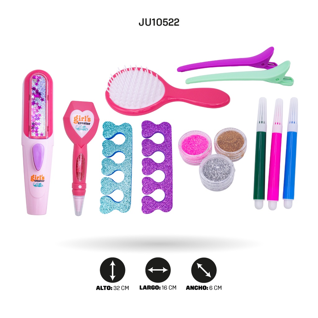 EQUIPO  SALON DE BELLEZA  3 EN 1 (TATTO , UÑAS, CABELLO)  [MBK-375]