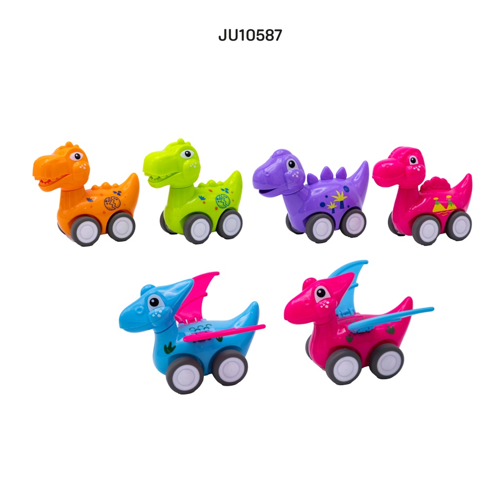 CARRO DINOSAURIO CON RETROCESO X12 UND [990-37]