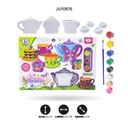 JUEGO DE TE - PINTA TUS CERAMICAS X 15 PIEZAS- [868-E19]
