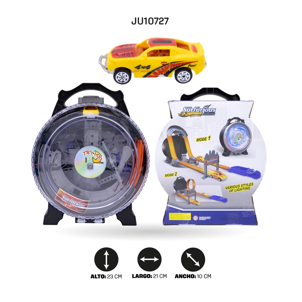PISTA 2 EN 1 CON LUCES [8899-28]
