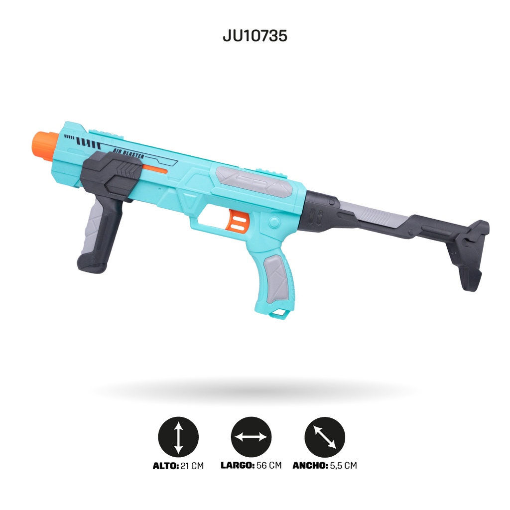JUEGO RIFLE DE JUGUETE CON DARDOS BLANDOS Y PING-PONG  [YL-302]