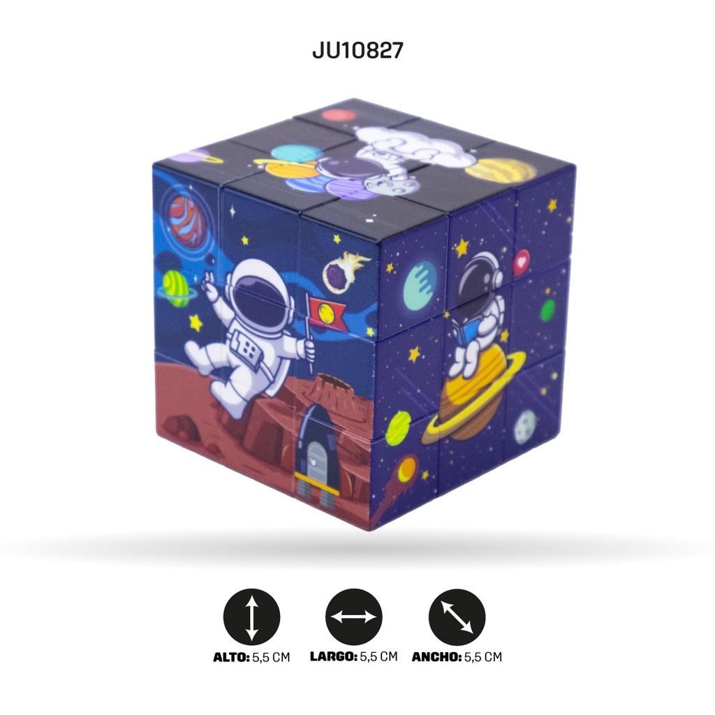 CUBO DE RUBIK DISEÑO VIAJE ESPACIAL DE TERCER NIVEL [SY-003]