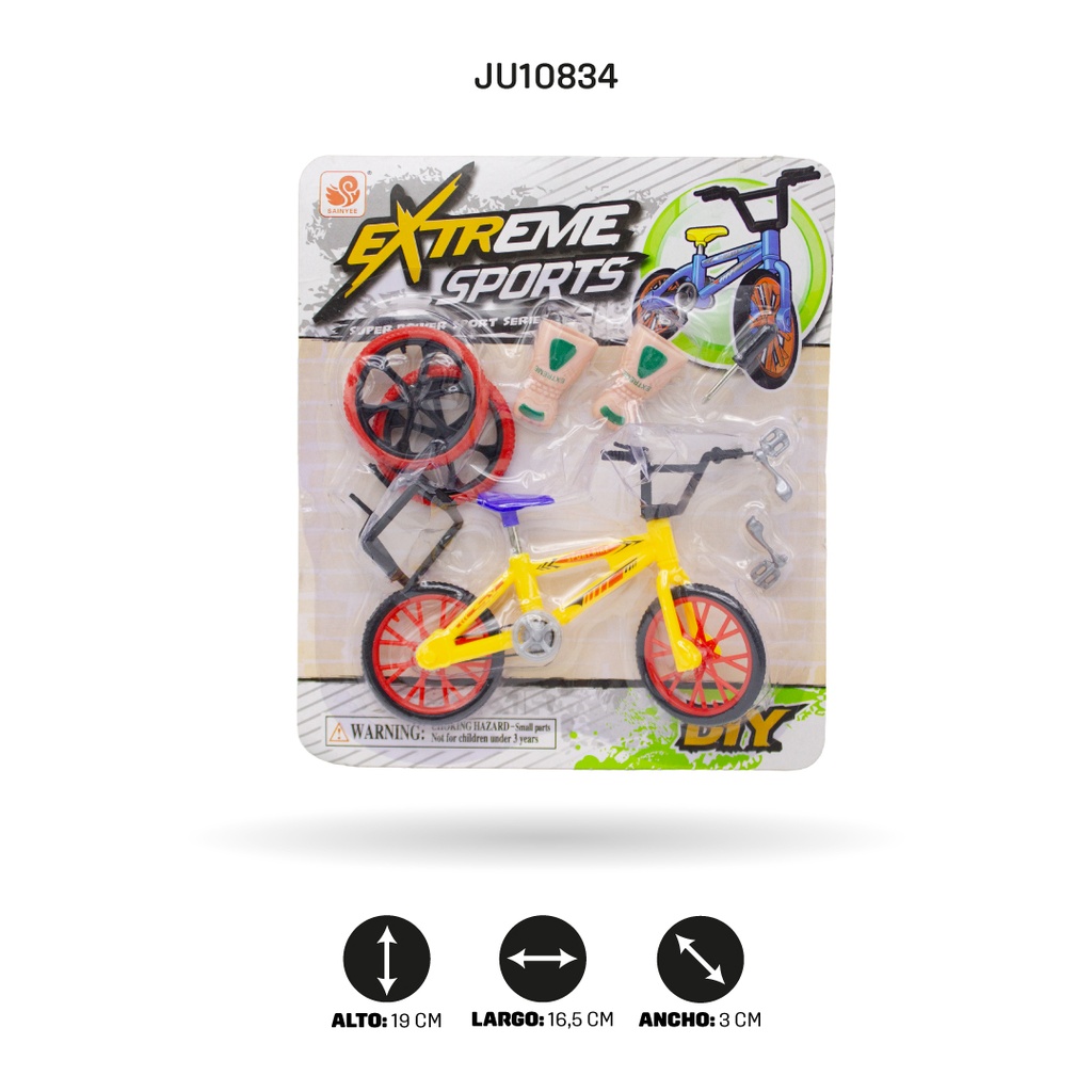 BICICLETA CON ACCESORIOS -MANEJO CON LOS DEDOS- [BX-668C]