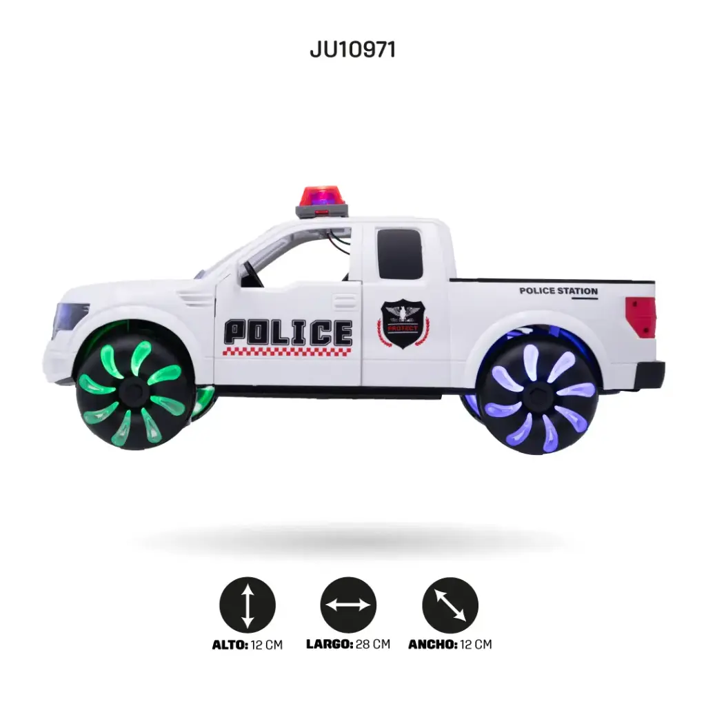 CARRO DE POLICIA A BATERIA [ZR195]
