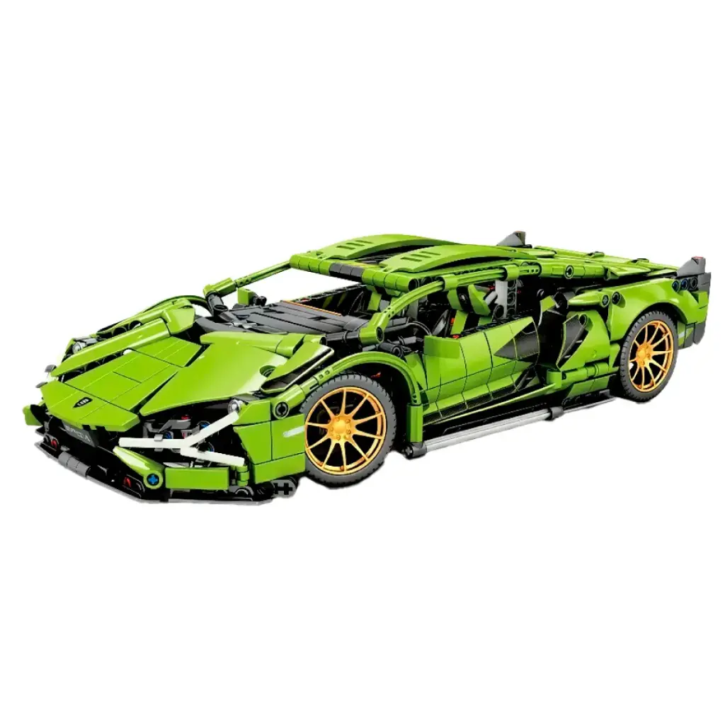VEHICULO DEPORTIVO LAMBORGHINI ARMABLE CON CONTROL REMOTO X 1273 PIEZAS [49001]