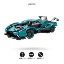 VEHICULO DEPORTIVO LAMBORGHINI ARMABLE CON CONTROL REMOTO X 1122 PIEZAS [49020]