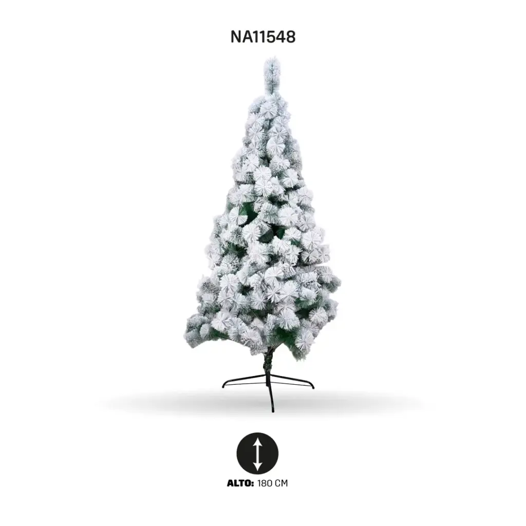 ARBOL DE NAVIDAD CON NIEVE 180 CM-240T [PAC5670]
