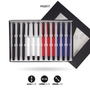 BOLIGRAFO 201 MATE 4 COLORES METALICO CON DETALLES NEGRO   [PAC5234] DISPLAY X 12