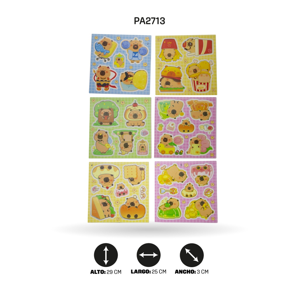 LIBRO MAGNETICO DE CAPYBARA MQ-734 MQ-635 [PAC5818]