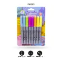 MARCADOR AH ROYAL PUNTA FINA COLOR PASTEL  SET X 8 UND [PA1250]