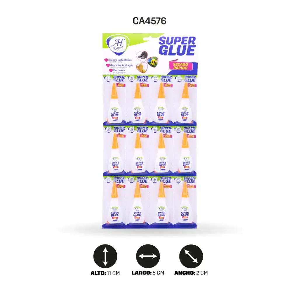 PEGANTE AH ROYAL SUPER GLUE [PAC6417-342] DISPLAY X 12